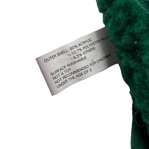 Vintage Large 3D Plush Santa Head Christmas Stocking 24 Inches Tall - Picture 4 of 7